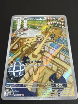 Pokemon TCG Timburr Illustration Rare SV06 Twilight Masquerade 183/167 NM - Image 2