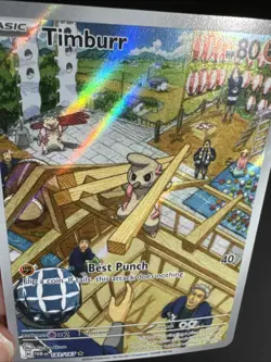 Pokemon TCG Timburr Illustration Rare SV06 Twilight Masquerade 183/167 NM - Image 5