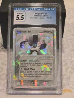 Pokemon EX Hidden Legends Registeel ex #99/101 – Excellent+ - Image 1