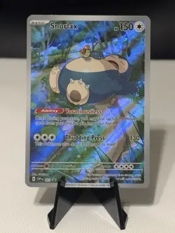 Pokemon TCG Snorlax 051 Sv: Scarlet & Violet Black Star Promo Holo - Image 1