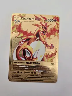 2020 Pokemon Max Charizard DX Dynamax #52/100 METAL EX+/NM - Image 1