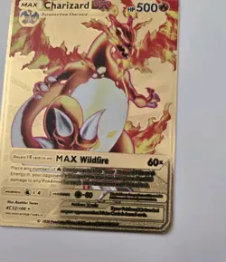 2020 Pokemon Max Charizard DX Dynamax #52/100 METAL EX+/NM - Image 3