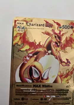 2020 Pokemon Max Charizard DX Dynamax #52/100 METAL EX+/NM - Image 5