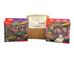 Pokemon Mega Battle Deck: Mega Gengar Ex and Mega Diancie Ex 6 Box Case #KUH - Image 1