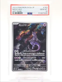 MEWTWO 2023 POKEMON JAPANESE 151 ART RARE 150/165 PSA 10 Q0004 - Image 1