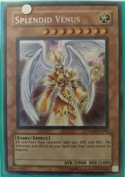 YuGiOh Splendid Venus Secret Rare TDGS-EN094 - Image 1