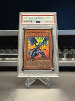 Yu-Gi-Oh! 2004 Movie Pack Promo BLUE-EYES SHINING DRAGON MOV-EN001 PSA 10 - Image 1