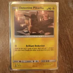 Detective Pikachu Pokemon Card Bundle - 4 Card - Image 2