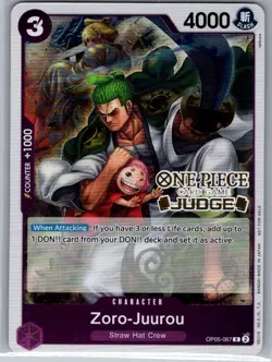 Zoro-Juurou (Judge Pack Vol. 3) OP05-067 English - One Piece Card - NM - Image 1