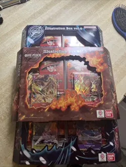 Bandai One Piece Trading Card Game Illustration Boxes Vol 5&6 (Lot Of 3) - Image 1