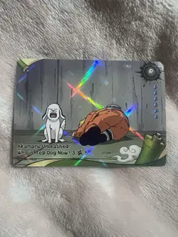 Naruto Kayou English Series 2 Card - Akamaru Unleashed! - NRSA02-R-048L1 - Image 1