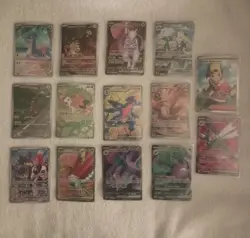 TCG S/V Destined Rivals, 14 card Lot, Secret Rare, Alternative Art, Pack Fresh, - Image 1