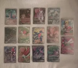 TCG S/V Destined Rivals, 14 card Lot, Secret Rare, Alternative Art, Pack Fresh, - Image 2
