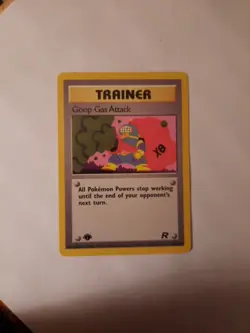 Pokemon Card Team Rocket 1st Edition Regular Finish Goop Gas Attack 78/82 - Image 3