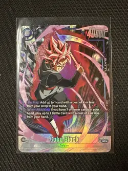 Goku Black Special Rare FB01-039 SR Dragon Ball Fusion World Card English - Image 1
