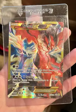 Pokemon Yveltal EX Full Art Alternate Art Promo Holo Card XY150A 170 HP TCG - Image 1