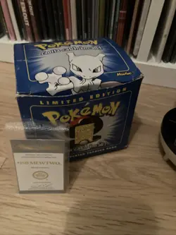 23K Golden Mewtwo Pokemon Trading Card Burger King Promotional Item 1999 - Image 3