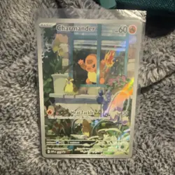 Pokemon Charmander SVP Scarlet & Violet Promo Holo Card 044 Basic 2023 - Image 1