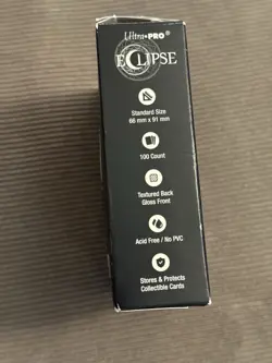 100 ULTRA PRO ECLIPSE GLOSS ARCTIC WHITE DECK PROTECTORS Standard Card Sleeves - Image 4