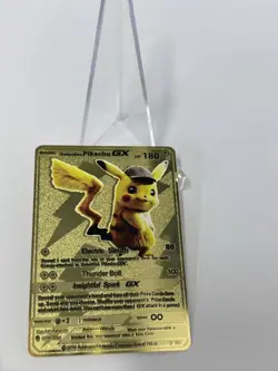 Detective Pikachu GX HP180 Metal Card-Collectible Gift Display. - Image 2
