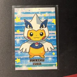 Poncho Pikachu Lugia Heart Holo Pokemon Card Database Merry Christmas Peru - Image 1