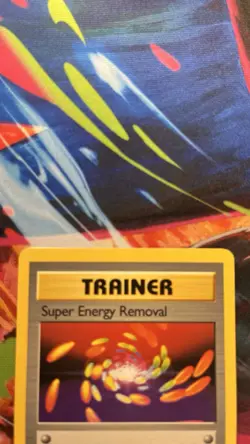 Pokemon TCG Super Energy Removal Trainer Card Base Set 79/102 Unlimited Rare - Image 2