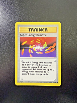 Pokemon TCG Super Energy Removal Base Set, Unlimited Rare Card 79/102 - Image 3