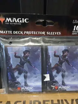 Card Sleeves MTG sleeves Kaldheim Kaya the Inexorable sleeves (100) - Image 1