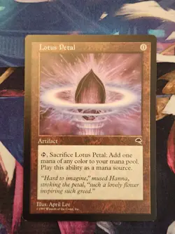 MTG Lotus Petal - Tempest NM - Image 1