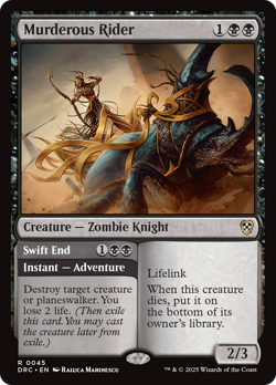 Murderous Rider [Aetherdrift Commander] Magic MTG - Image 1