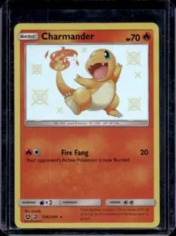 2019 Pokemon SM Hidden Fates Charmander Shiny Vault Rare #SV6/SV94 - Image 1