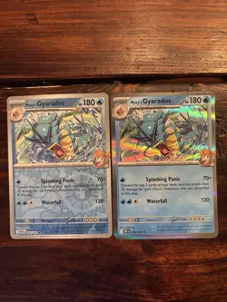 Pokemon TCG Misty’s Gyarados 049/182 Holo & Reverse Holo PAIR - Destined Rivals - Image 1