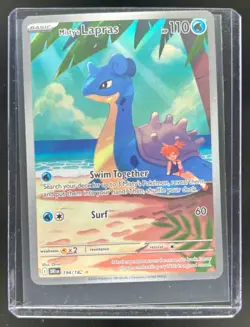 2025 Pokemon Destined Rivals Misty's Lapras Illustration Rare #194/182 - Image 1