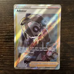Allister - 179/185 - Pokemon Vivid Voltage Sword & Shield Full Art Rare Card NM - Image 1