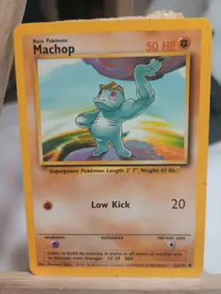 Pokemon Machop 52/102 - Base Set Common - Image 2