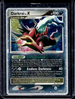 2007 Pokemon Diamond & Pearl Black Star Promos Darkrai LV.X #DP19 - Image 1