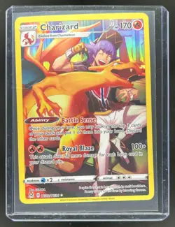 2022 Pokemon SWSH Lost Origin Charizard Trainer Gallery Full Art Rare #TG03/TG30 - Image 1
