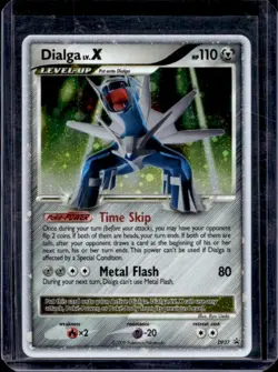 2007 Pokemon Diamond & Pearl Black Star Promos Dialga LV.X #DP37 - Image 1