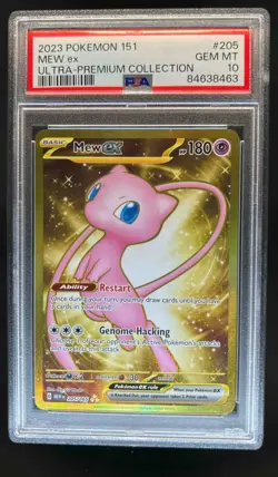2023 Pokemon SV 151 Mew ex #205/165 PSA 10 - Image 1