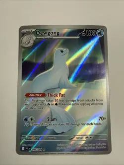 Pokemon TCG Dewgong 97/94 Illustration Rare Phantasmal Flames 2025 NM - Image 1