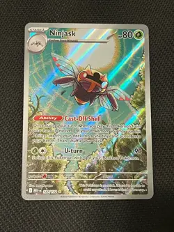 Pokemon TCG Mega Evolution 137/132 Ninjask Illustration Rare - NM - Image 1