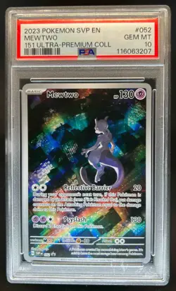 2023-25 Pokemon SV Black Star Promos - SVP EN Mewtwo #052 PSA 10 - Image 1