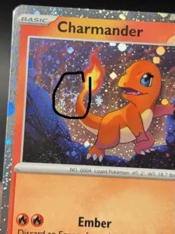 Pokemon TCG Charmander 047 Cosmos Holo Black Star Promo NM Double Swirl - Image 3