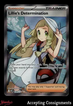2025 Pokemon TCG Mega Evolution #169 Lillie's Determination UR - Image 1