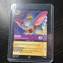Dumbo Ninth Wonder of the Universe 45/204 Fabled Disney Lorcana Mint Legendary - Image 1