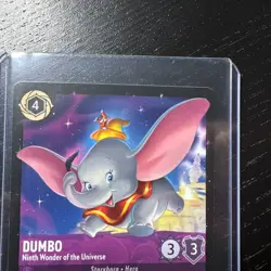Dumbo Ninth Wonder of the Universe 45/204 Fabled Disney Lorcana Mint Legendary - Image 4