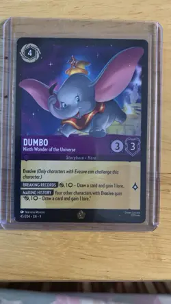 Dumbo Disney Lorcana Fabled: Ninth Wonder of the Universe Foil 45/204 Legendary - Image 3