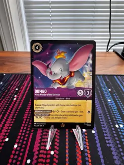 Disney Lorcana Fabled Dumbo Ninth Wonder of the Universe 45/204 Legendary - Image 1
