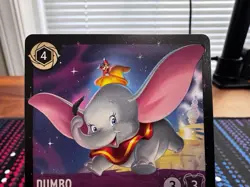 Disney Lorcana Fabled Dumbo Ninth Wonder of the Universe 45/204 Legendary - Image 2