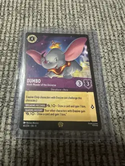 Disney Lorcana - Dumbo Ninth Wonder of the Universe 45/204 - Fabled - Legendary - Image 1